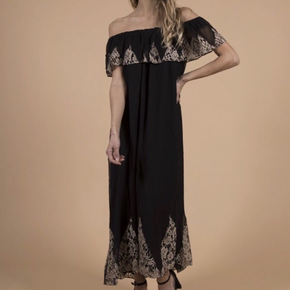 RARE Free People x Carisa Rene Nightcap Antique Lace Dress! $495 Retail!